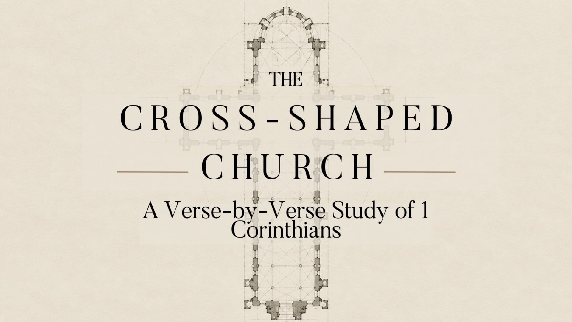 The Cross-Shaped Church The Cross-Shaped Church